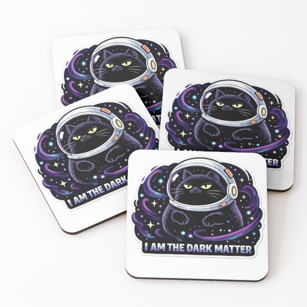 Item preview, Black Cat Astronaut I Am The Dark Matter designed and sold by Gentlestate.
