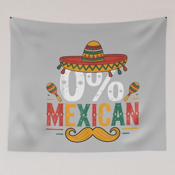 Item preview, 0% Mexican Funny Cinco De Mayo Funny Sombrero Hat Men  designed and sold by mjohnson9.