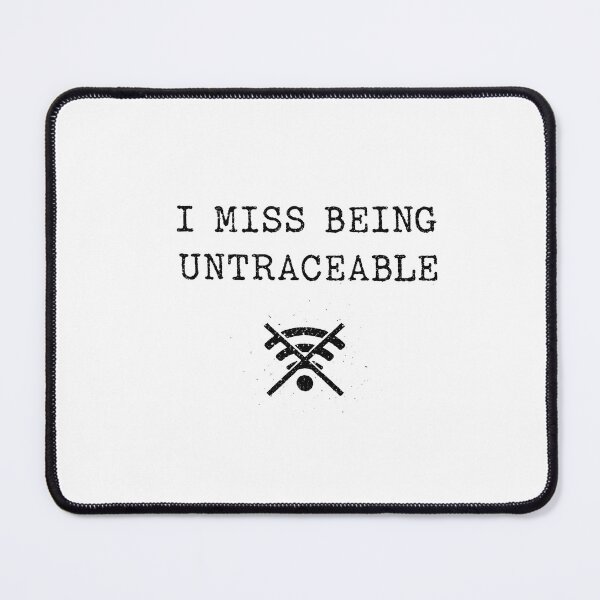 Item preview, Untraceable Retro Typewriter Quote designed and sold by Antonrec86.