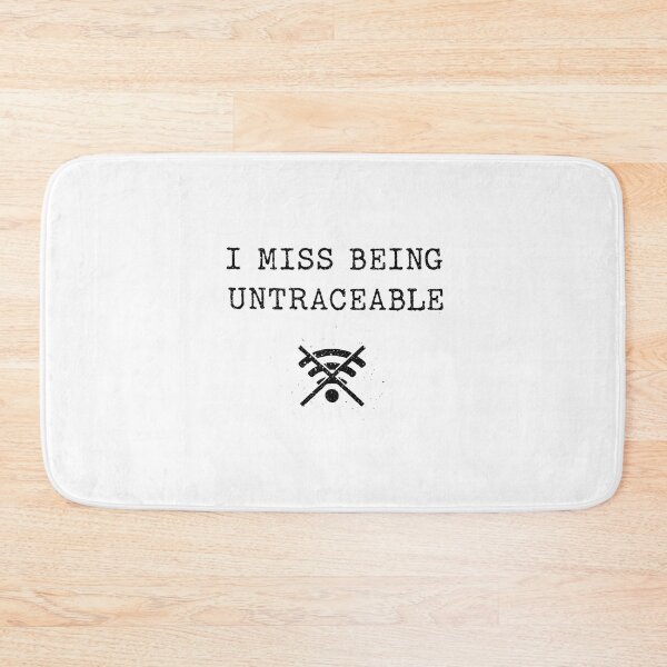 Item preview, Untraceable Retro Typewriter Quote designed and sold by Antonrec86.