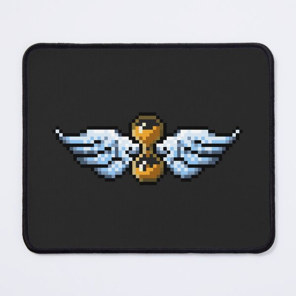 Item preview, Retro Pixel Art Small Pocket Winged Hourglass designed and sold by OneToTee.