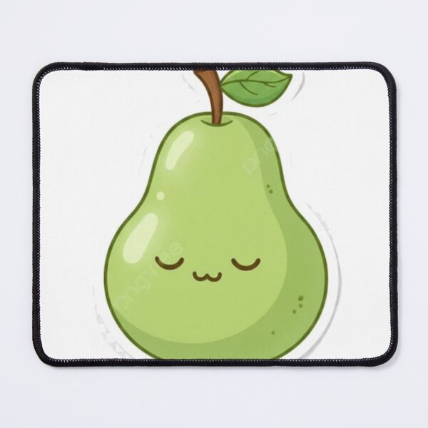 Item preview, Calm Pear Cute Kawaii Fruit Sticker designed and sold by Dakochaaan.
