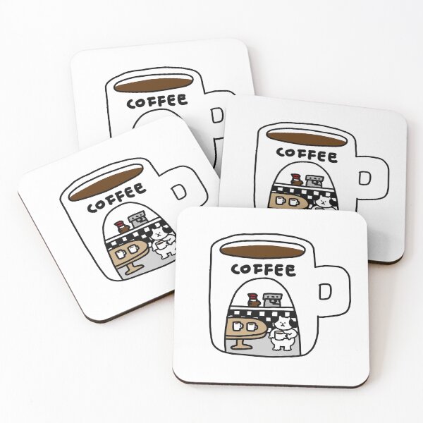 Item preview, Coffee shop in the cup of coffee designed and sold by superbaechoo.