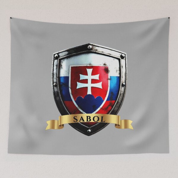 Item preview, Sabol Slovakia Heraldic Name Shield designed and sold by Highlandkings.