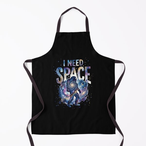 Item preview, I Need Space Watercolor Astronaut Galaxy Silhouette designed and sold by Fenay Designs.