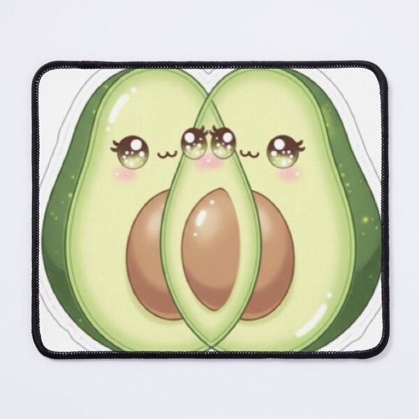 Item preview, Soft Luxury Avocado Couple Sticker – Romantic Valentine Fruit Duo designed and sold by Dakochaaan.