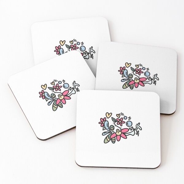 Item preview, Tipografía coreana alegre | "행복가득" Diseño estético minimalista designed and sold by Moon-Petal.