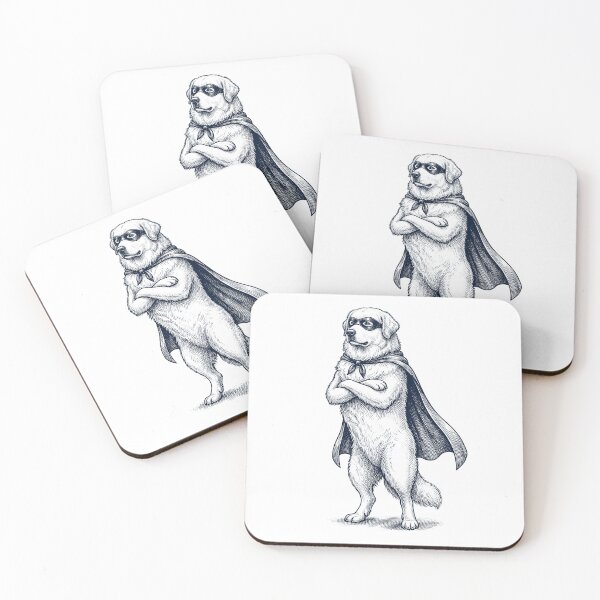 Item preview, Vintage Great Pyrenees Hero Superhero Dog Lover designed and sold by DoodleTortle.