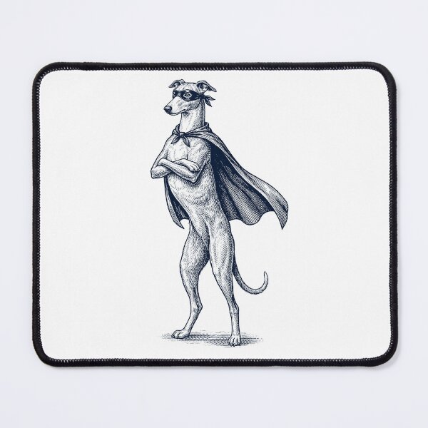 Item preview, Vintage Greyhound Hero Superhero Dog Lover designed and sold by DoodleTortle.