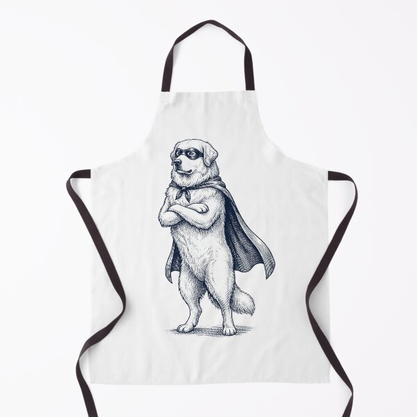Item preview, Vintage Great Pyrenees Hero Superhero Dog Lover designed and sold by DoodleTortle.