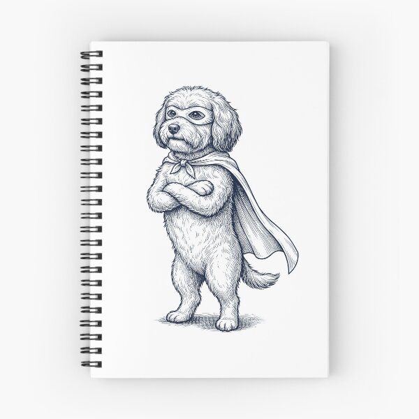 Item preview, Vintage Havanese Hero Superhero Dog Lover designed and sold by DoodleTortle.