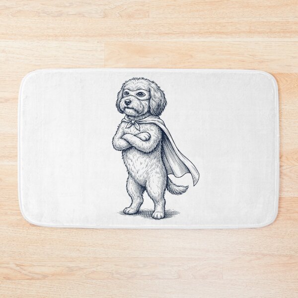 Item preview, Vintage Havanese Hero Superhero Dog Lover designed and sold by DoodleTortle.