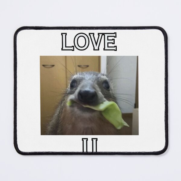 Item preview, love u hyrax meme designed and sold by cloudzer0000.