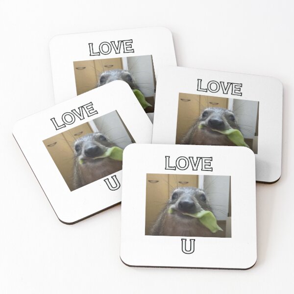 Item preview, love u hyrax meme designed and sold by cloudzer0000.