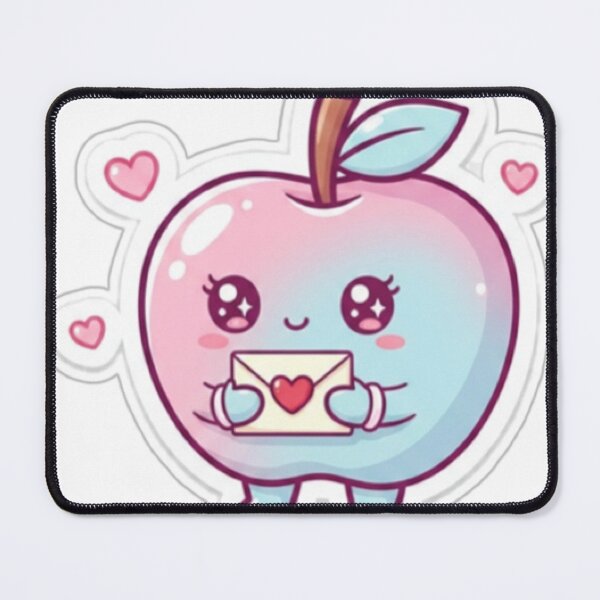 Item preview, Soft Luxury Apple Love Letter Sticker – Minimal Romantic Valentine Character designed and sold by Dakochaaan.