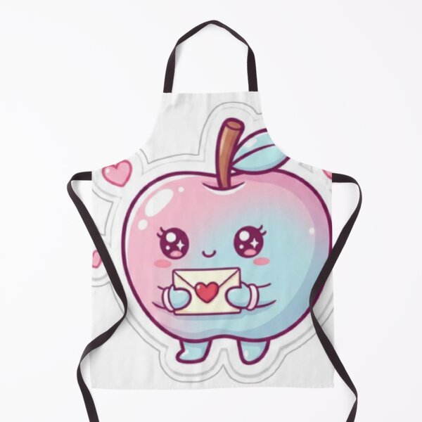 Item preview, Soft Luxury Apple Love Letter Sticker – Minimal Romantic Valentine Character designed and sold by Dakochaaan.