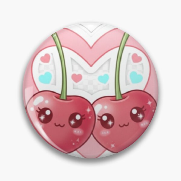 Artikelvorschau, Kirschherz-Rahmen-Kawaii-Aufkleber – Niedliche romantische Valentinsfrucht entworfen und verkauft von Dakochaaan.