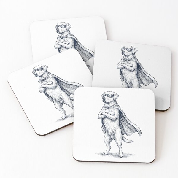 Item preview, Vintage Labrador Retriever Hero Superhero Dog Lover designed and sold by DoodleTortle.