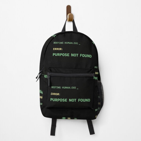 Item preview, Booting Human.exe – Purpose Not Found | Retro BIOS Error Humor designed and sold by Mad Factory Designs.