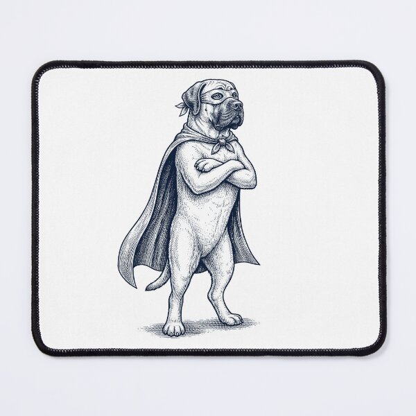 Item preview, Vintage Mastiff Hero Superhero Dog Lover designed and sold by DoodleTortle.