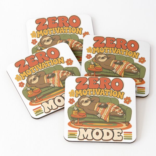 Item preview, Zero Motivation Mode Funny Sarcastic Lazy Day Mood Quote designed and sold by Mrjarvis.