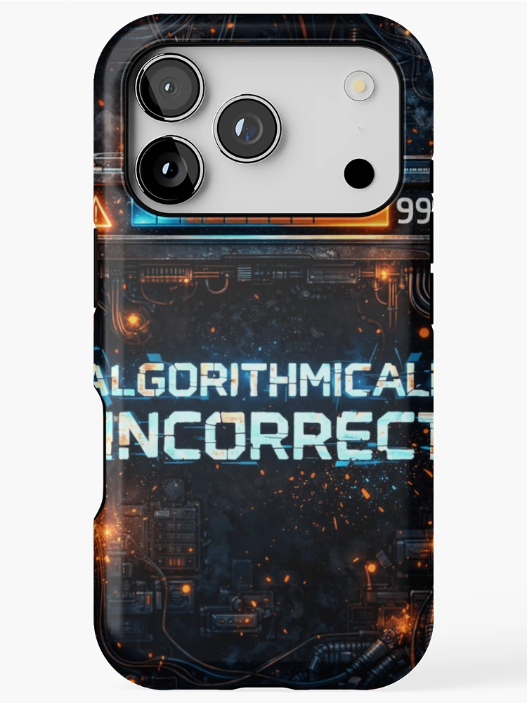 Thumbnail 1 of 4, iPhone Case, Algorithmically Incorrect Tech Joke designed and sold by Antonrec86.