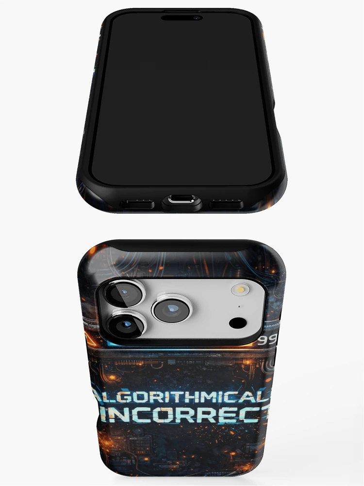 Thumbnail 3 of 4, iPhone Case, Algorithmically Incorrect Tech Joke designed and sold by Antonrec86.