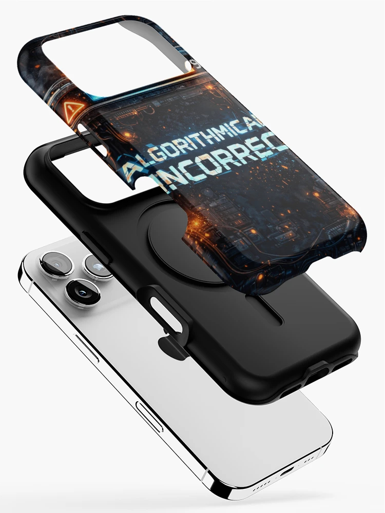 Thumbnail 2 of 4, iPhone Case, Algorithmically Incorrect Tech Joke designed and sold by Antonrec86.