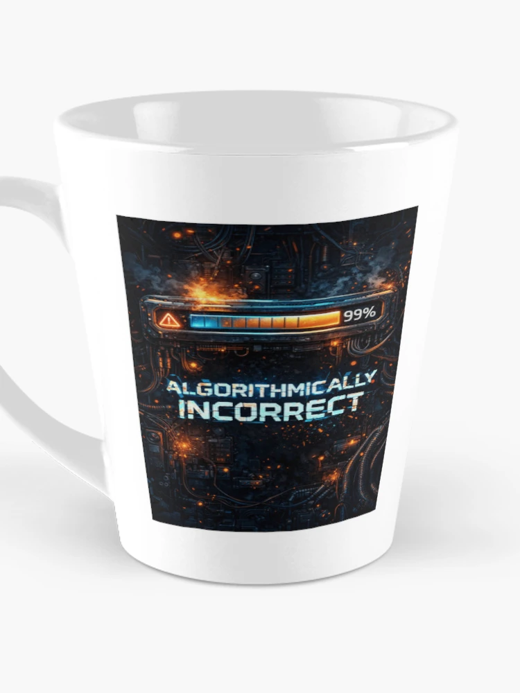 Thumbnail 3 of 4, Coffee Mug, Algorithmically Incorrect Tech Joke designed and sold by Antonrec86.