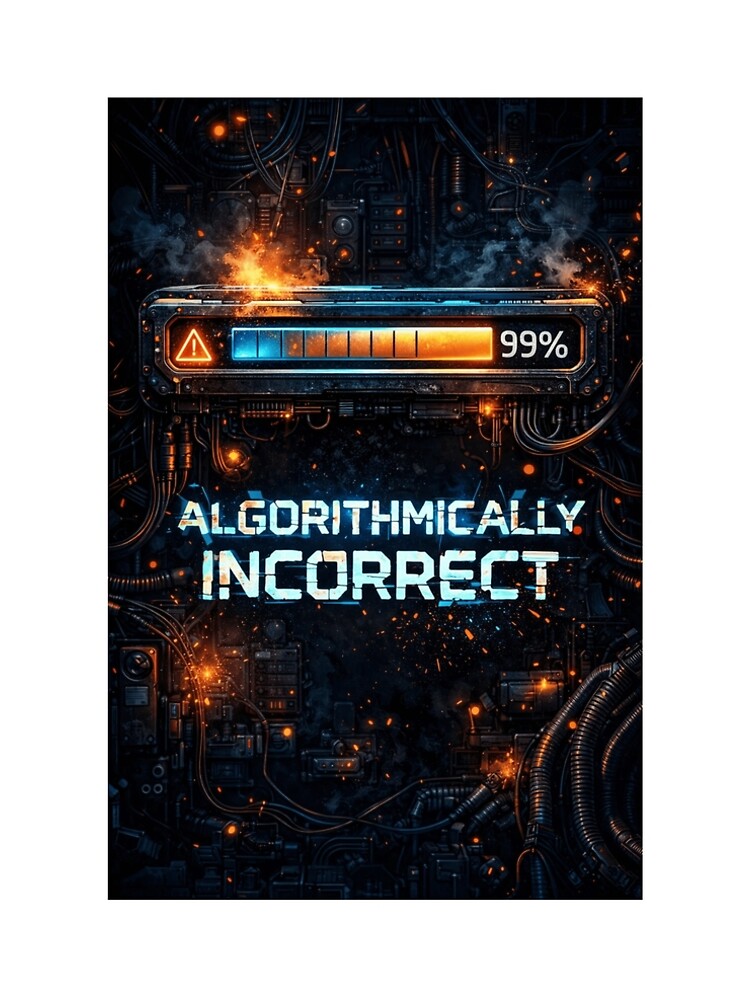 Thumbnail 5 of 5, A-Line Dress, Algorithmically Incorrect Tech Joke designed and sold by Antonrec86.