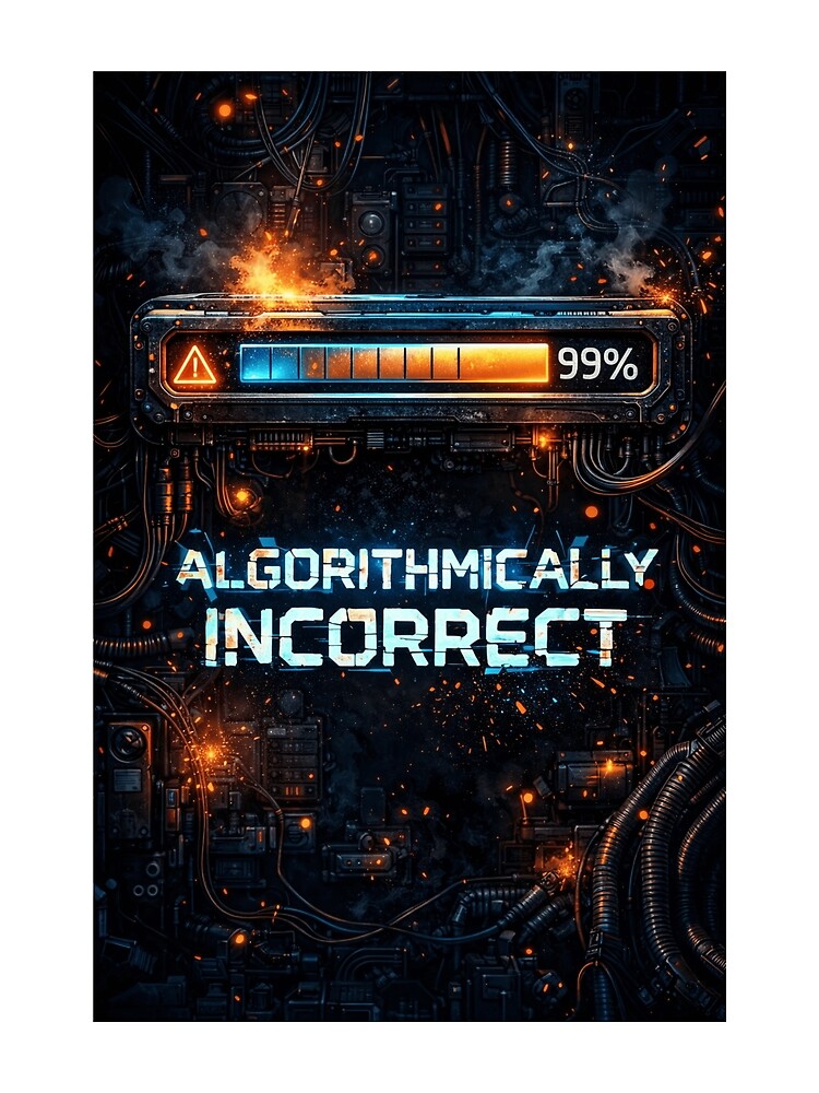 Thumbnail 3 of 3, Scarf, Algorithmically Incorrect Tech Joke designed and sold by Antonrec86.