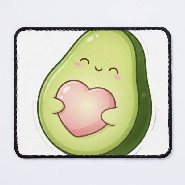 Item preview, Cute Avocado Sticker – Premium Pastel Heart Fruit designed and sold by Dakochaaan.