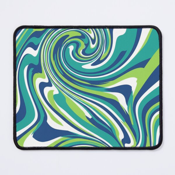 Item preview, Green and Blue Psychedelic Swirl designed and sold by HeyHas.