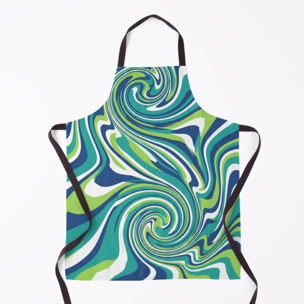 Item preview, Green and Blue Psychedelic Swirl designed and sold by HeyHas.