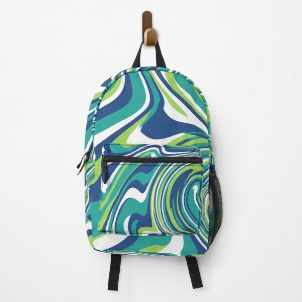 Item preview, Green and Blue Psychedelic Swirl designed and sold by HeyHas.