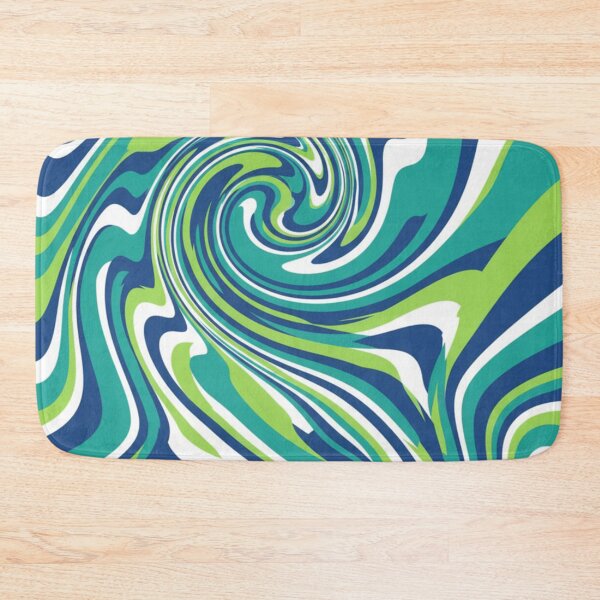 Item preview, Green and Blue Psychedelic Swirl designed and sold by HeyHas.