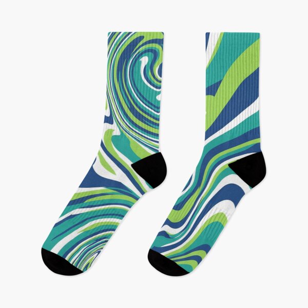 Item preview, Green and Blue Psychedelic Swirl designed and sold by HeyHas.