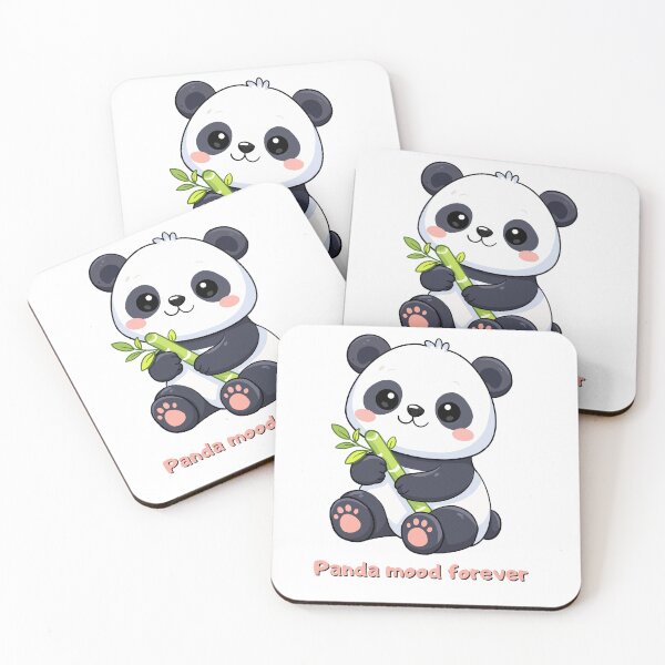 Item preview, Cute Panda Holding Bamboo Cartoon Design designed and sold by Cutethings3.