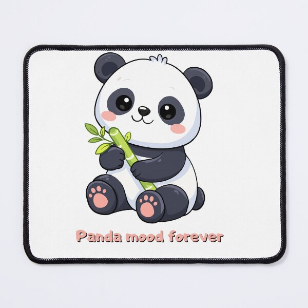 Item preview, Cute Panda Holding Bamboo Cartoon Design designed and sold by Cutethings3.