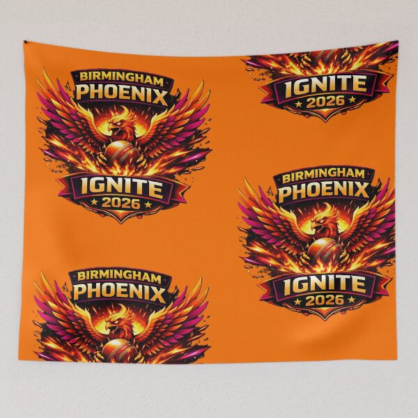 Item preview, Birmingham Phoenix – Ignite 2026 | Energy Edition Cricket Design designed and sold by WhisperFrame.