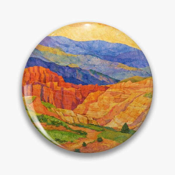 Item preview, Rocky Valley with dreamy Trail, Bolivian Landscape, Mixed Media Digital Collage designed and sold by SWSandraWechner.