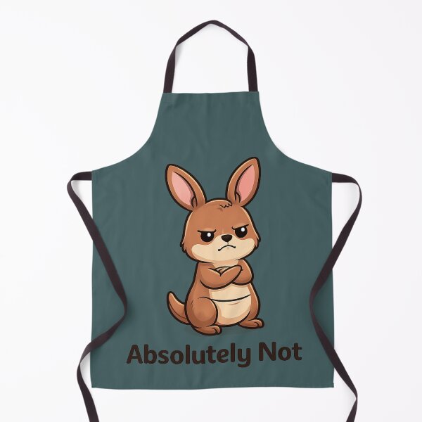 Item preview, Absolutely Not Funny Kangaroo Cute Attitude Meme T-Shirt Sticker Design designed and sold by BabyStark.