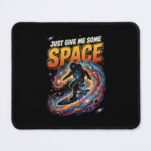Item preview, Just Give Me Some Space Retro Surfing Astronaut designed and sold by Fenay Designs.