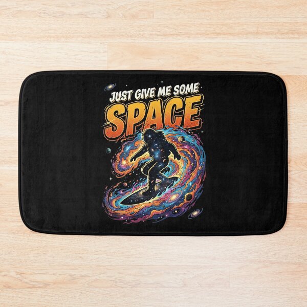 Item preview, Just Give Me Some Space Retro Surfing Astronaut designed and sold by Fenay Designs.