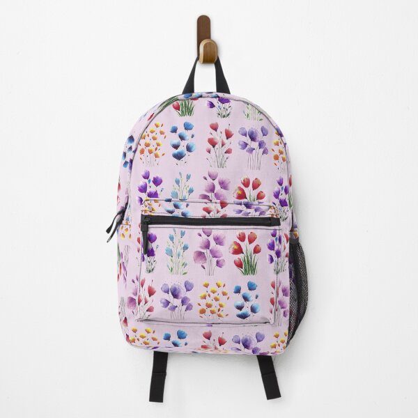 Item preview, Patten with bouquets of flowers Light Pink background designed and sold by VitSArt.