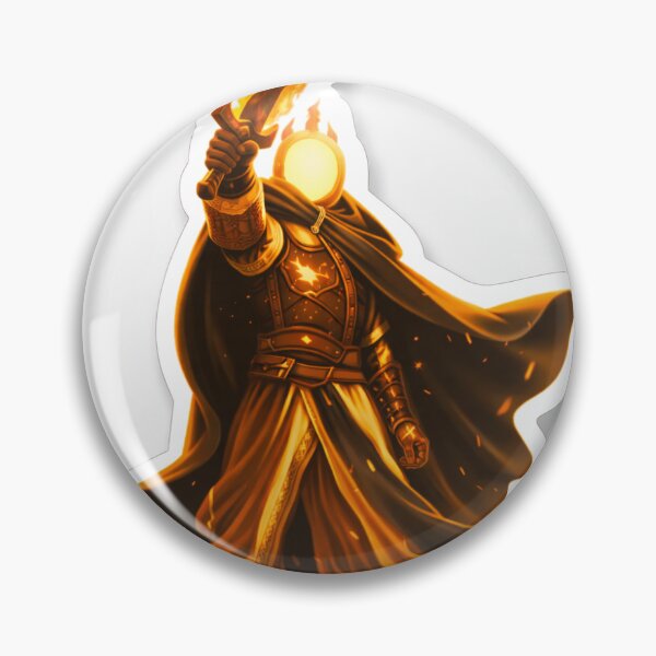 Item preview, The Radiant Knight of the Flaming Sword designed and sold by Farheen786.
