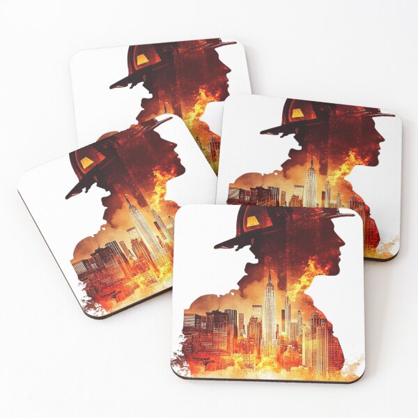 Item preview, NYFD firefighters heroes tribute forever designed and sold by Combatente.