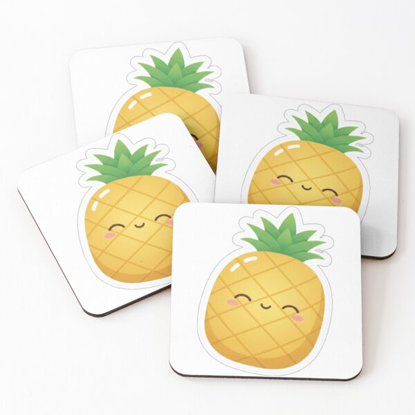 Item preview, Cute Pineapple Sticker – Premium Glossy Tropical Fruit designed and sold by Dakochaaan.