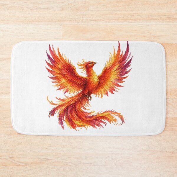 Item preview, Fiery Phoenix Happy Birthday Fantasy Art designed and sold by inspired-works.