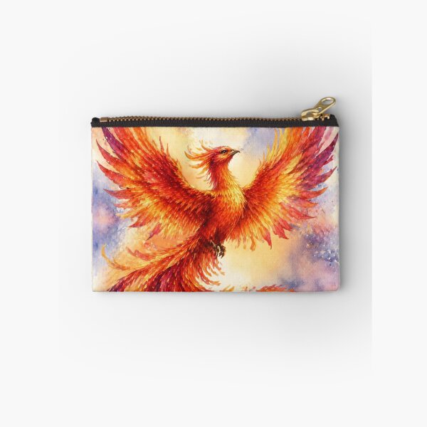 Item preview, Fiery Phoenix Happy Birthday Fantasy Art designed and sold by inspired-works.